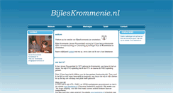 Desktop Screenshot of bijleskrommenie.nl